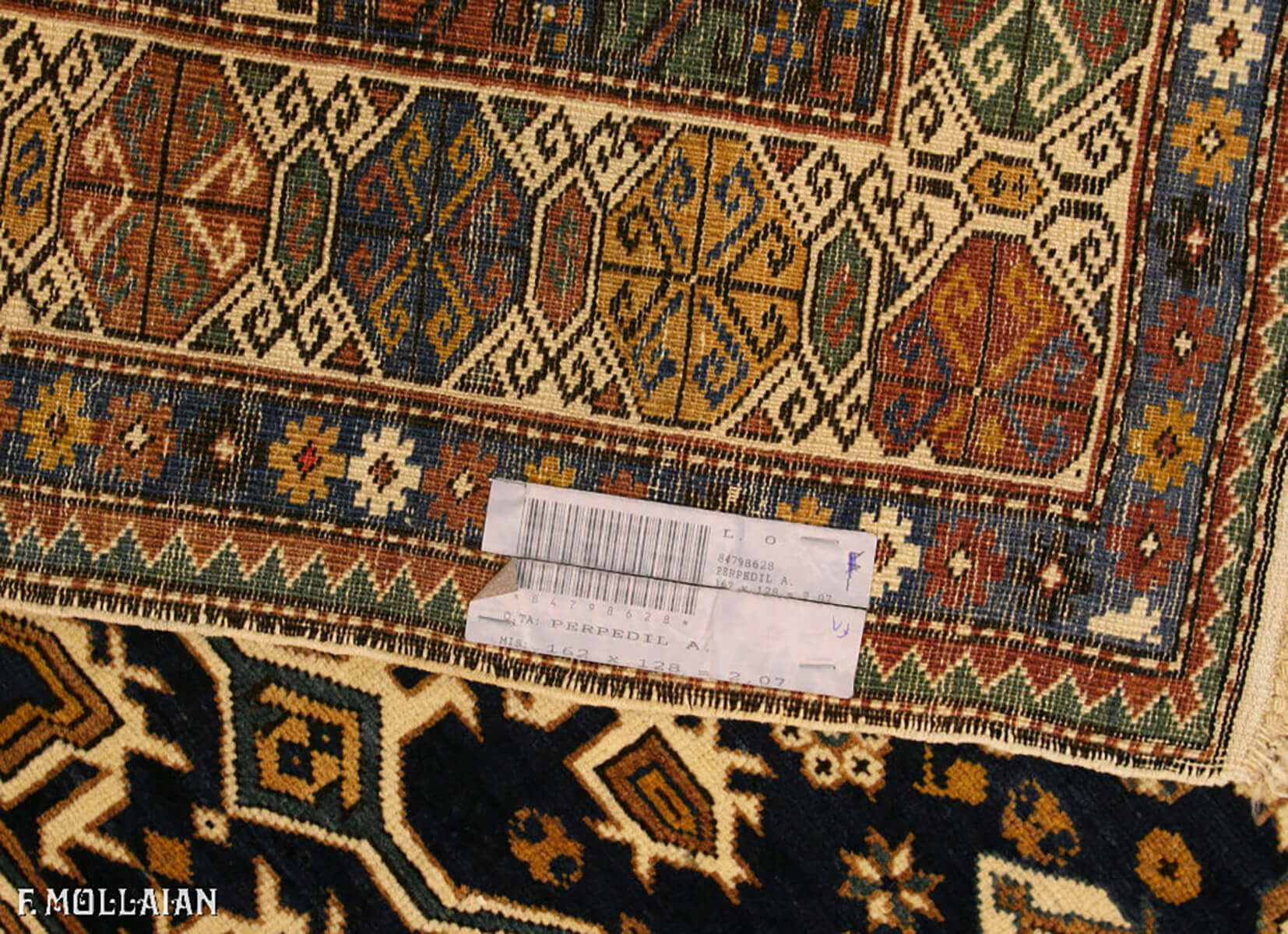Antique Caucasian Perpedil Rug n°:84798628